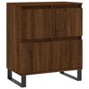 vidaXL Buffets 2 pcs ch&ecirc;ne marron bois d'ing&eacute;nierie