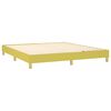 vidaXL Sommier &agrave; lattes de lit avec matelas Vert 180x200 cm Tissu