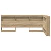 vidaXL T&ecirc;te de lit de rangement Ch&ecirc;ne Sonoma 90 cm Bois d'ing&eacute;nierie