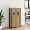 vidaXL Haut Armoire Ch&ecirc;ne artisanal 62 x 32 x 106,5 cm