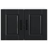 vidaXL Armoire de cuisine 2 pcs Noir 60 x 31 x 40 cm Bois d'ing&eacute;nierie