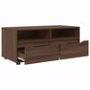 vidaXL Meuble TV Ch&ecirc;ne brun 100 x 48 x 43 cm Bois d'ing&eacute;nierie