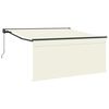 vidaXL Auvent r&eacute;tractable Cr&egrave;me 300 x 250 cm Polyester et Aluminium