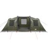 vidaXL Tente de camping tunnel 4 personnes vert olive imperm&eacute;able
