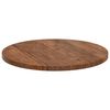 vidaXL Plateau de table Marron Clair &Oslash; 60 x 2,5 cm