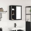 vidaXL Armoire murale de salle de bain miroir chêne noir 50x21x60 cm