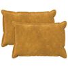 vidaXL Housse de coussin 2 pcs HOUTEN Jaune 30 x 50 cm