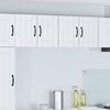 vidaXL Armoire de cuisine 2 pcs Blanc 60 x 31 x 40 cm
