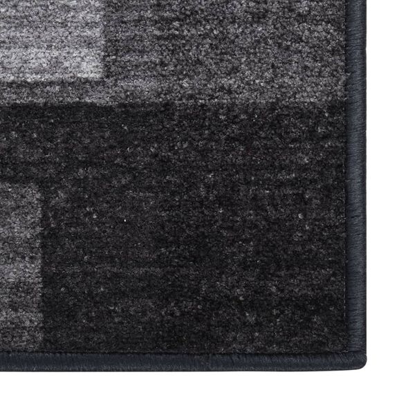 vidaXL Tapis de couloir antid&eacute;rapant Anthracite 80x200 cm