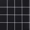 vidaXL Coussins de chaise lot de 2 carreaux noir 40x40x7 cm tissu