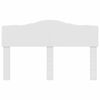 vidaXL T&ecirc;te de lit Blanc 160 cm Bois d'ing&eacute;nierie