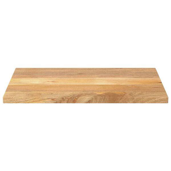vidaXL Dessus de table 80x70x2,5 cm rectangulaire bois massif manguier