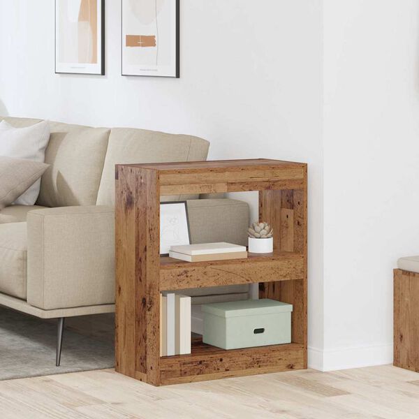 vidaXL Biblioth&egrave;que Bois ancien 60 x 30 x 72 cm Bois d'ing&eacute;nierie