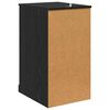 vidaXL Meuble d'appoint Chêne noir 40 x 50 x 75 cm Bois d'ingénierie
