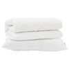 vidaXL Ensemble de Duvet avec oreiller 2 pi&egrave;ces Blanc Microfibre