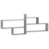 vidaXL &Eacute;tag&egrave;re Murale Sonoma gris 168.5 x 17 x 68 cm Bois d'ing&eacute;nierie