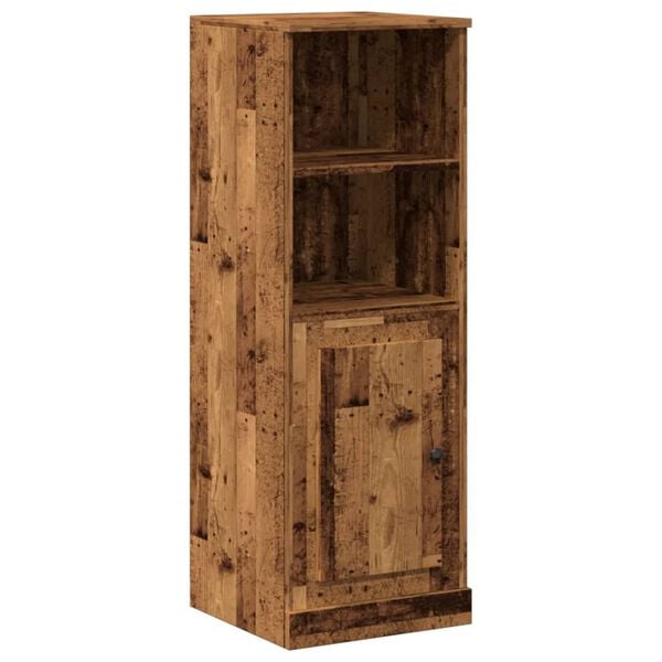 vidaXL Buffet haut vieux bois 36x35,5x103,5 cm bois d'ing&eacute;nierie