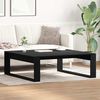 vidaXL Table basse Ch&ecirc;ne noir 100 x 100 x 35 cm Bois d'ing&eacute;nierie