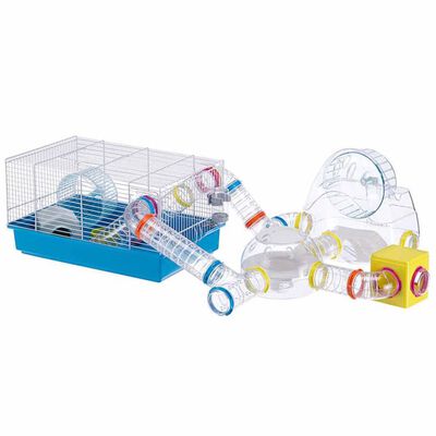 Ferplast Cage pour hamsters Paula Bleu 46x29,5x24,5 cm 57906411