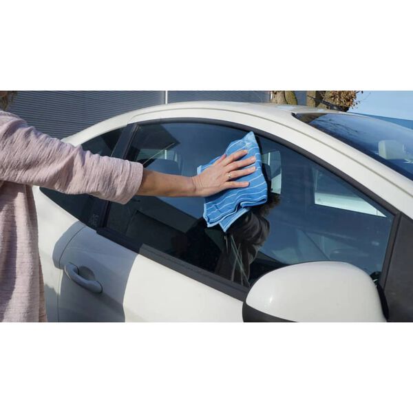 Aqua Laser Ensemble de chiffons anti-poussi&egrave;re Bambou 6 pcs Bleu