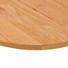 vidaXL Dessus de table 80x40x2 cm bois de ch&ecirc;ne massif ovale