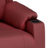 vidaXL Fauteuil Rouge bordeaux Similicuir