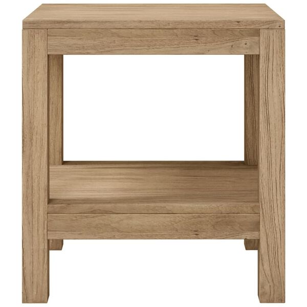 vidaXL Table d'appoint de salle de bain 45x35x45cm bois de teck solide