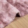 vidaXL Tapis Shaggy &agrave; poils longs NAVARRA rose poudr&eacute; 60x100 cm