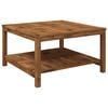 vidaXL Table basse LAREN Naturel 80,5 x 80 x 45 cm