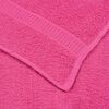 vidaXL Serviettes de sauna FROGN 10 pcs rose 80x200 cm 360 g/m&sup2;