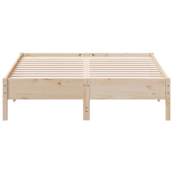 vidaXL Cadre de lit sans matelas 160x200 cm bois massif de pin