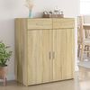 vidaXL Buffet chêne sonoma 80x42,5x93 cm bois d'ingénierie