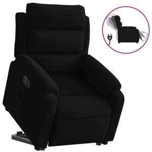vidaXL Fauteuil inclinable &eacute;lectrique noir velours