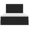 vidaXL Lit avec rangement et matelas Noir 140 x 190 cm Velours