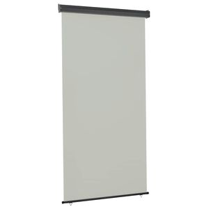 vidaXL Auvent lat&eacute;ral de balcon 125x250 cm Gris