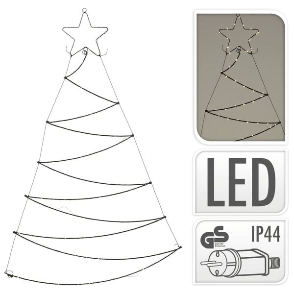 Ambiance Sapin de No&euml;l avec 125 LED 110 cm