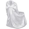 vidaXL Housses de chaise pour banquet de mariage 12 pcs Blanc