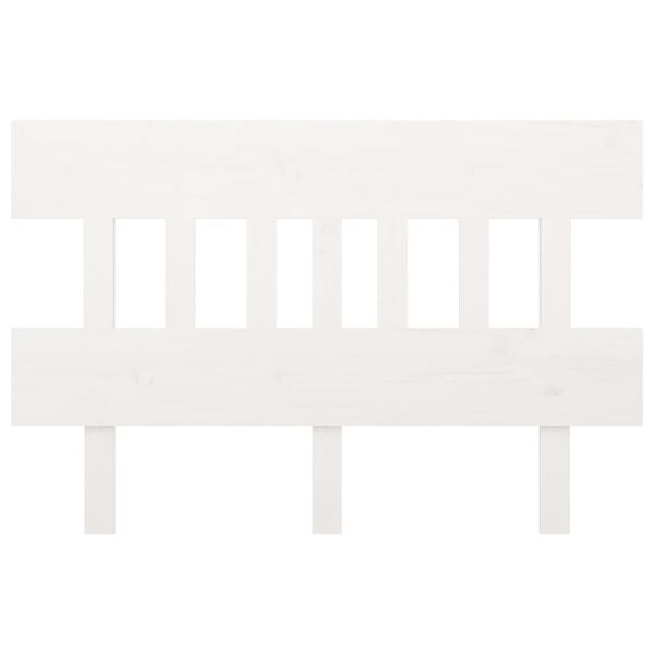 vidaXL Tête de lit Blanc 183,5x3x81 cm Bois massif de pin