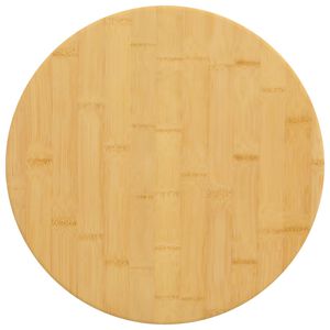 vidaXL Dessus de table &Oslash;40x1,5 cm bambou