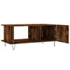 vidaXL Table basse ch&ecirc;ne fum&eacute; 90x50x40 cm bois d'ing&eacute;nierie