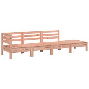 vidaXL Canap&eacute; de jardin 4 places bois massif de douglas