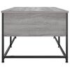 vidaXL Table basse sonoma gris 100x51x40 cm bois d'ingénierie