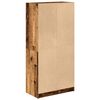 vidaXL Buffet haut avec portes vieux bois 68x37x142 cm bois ingénierie