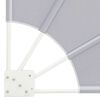 vidaXL Écran de confidentialité pour balcon Gris 115 x 115 cm