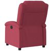 vidaXL Fauteuil inclinable Rouge bordeaux Tissu