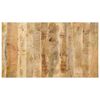 vidaXL T&ecirc;te de lit 140 cm bois de manguier brut massif