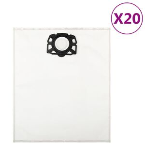 vidaXL Sacs d&rsquo;aspirateur pour K&auml;rcher WD4 20 pcs