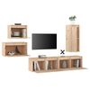 vidaXL Meubles TV 5 pcs Bois massif de pin