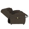 vidaXL Fauteuil de massage inclinable et porte-gobelet 4 places marron
