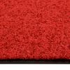 vidaXL Paillasson lavable Rouge 60x90 cm